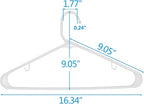 SUPER DEAL Plastic Hangers 100 Pack, Clothes Hangers - Image 6