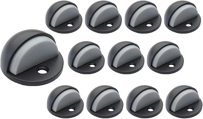 QCAA Low Dome Floor Door Stop, H 25.4 x Diameter 44.5mm, Zinc Die Cast by QCAAHardware