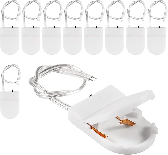 Alinan 10pcs Button Battery Holder Coin Cell Battery Holder by Unknown
