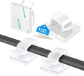 100PCS Cable Clips, Adhesive Wire Clips Organizer Cord Clips Management by Abnii