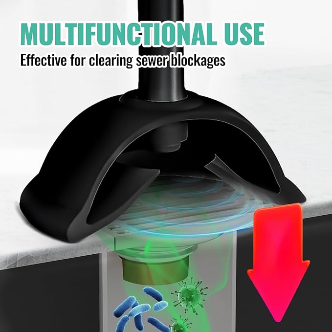 3 in 1 Toilet Brush and Plunger Set - Image 5