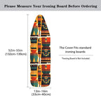 Ethnic Tribal Print Ironing Board Cover Vintage Geometric Zigzag Standard Size - Image 5