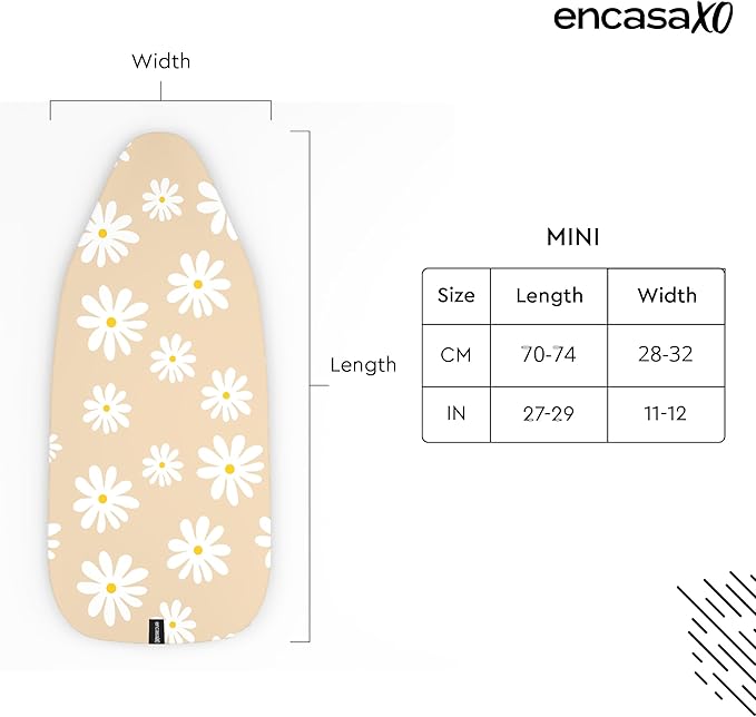 Encasa XO Ironing Board Cover and Pad 28"x12" - Image 3