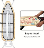 Nuxovilar Vintage Sewing and Floral Pattern Ironing Board Cover, This Cover - Image 5