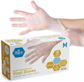 MED PRIDE Medical Vinyl Examination Gloves Latex & Rubber Free, Ultra-Strong by MEDPRIDE