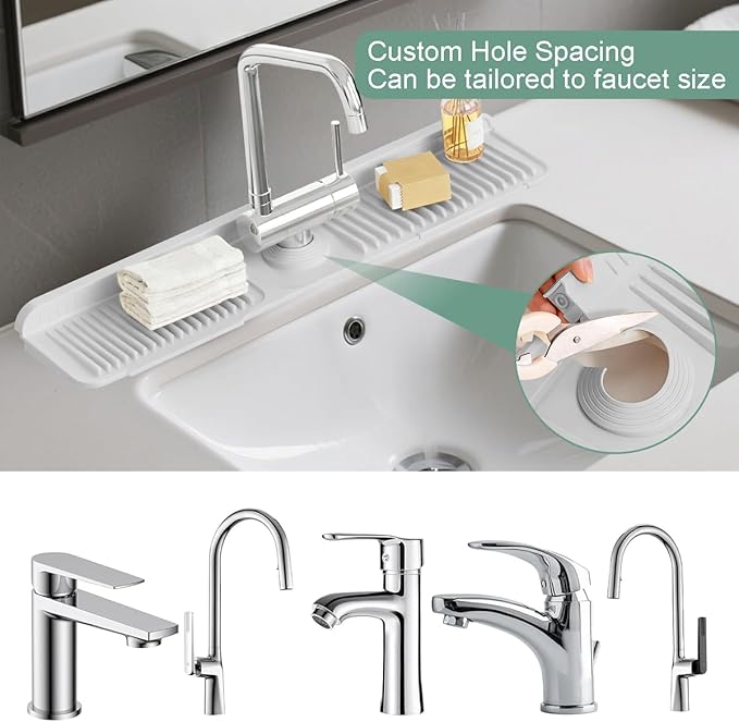 24 Inch Upgraded Draining Mat Folding faucet Mat - Image 8