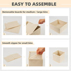 Criusia Drawer Organizer Clothes, 8 Pack Underwear Drawer Organizer, Foldable - Image 4
