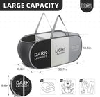 TECHMILLY Collapsible Laundry Basket Durable Pop Up Hamper - Image 3