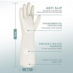 2 Pairs, 15 Inches, Nitrile Cleaning Gloves, Kitchen Dishwashing Gloves - Image 2