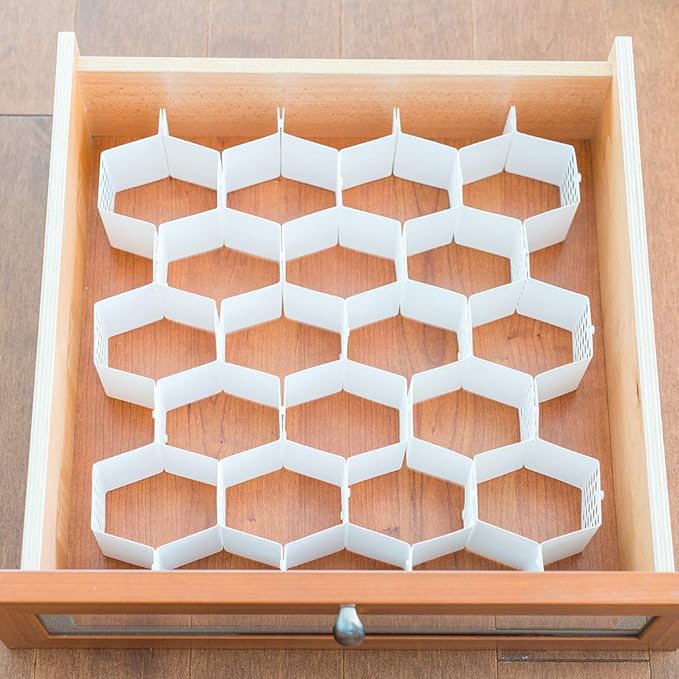 Evelots Honeycomb Drawer Organizer - Image 4