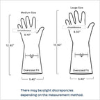 Myungjin 2 Pairs Reusable Waterproof Non-Slip Honeycomb Grip Latex Rubber Gloves - Image 3