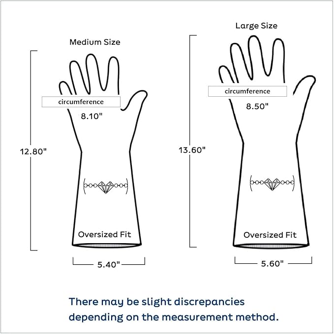 Myungjin 2 Pairs Reusable Waterproof Non-Slip Honeycomb Grip Latex Rubber Gloves - Image 3
