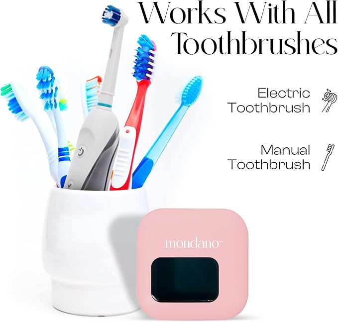 Mondano UV-C Toothbrush Sanitizer and Holder, Toothbrush Case - Image 7