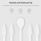 900pcs Precision Cotton Swabs, Pointed&Flattened Tip Cosmetic Applicators - Image 6
