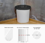 Teivio Trash Bags, 3 Gallon, for Bathroom, Industrial, Commercial, Janitorial - Image 2