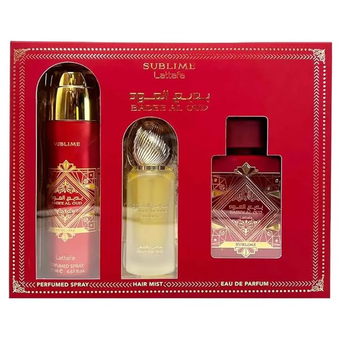 Lattafa Badee Al Oud Sublime for Unisex 3 Piece Set - Image 3