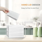 Disposable Face Towel Holder, Acrylic Face Towelettes Storage Box Compatible - Image 4