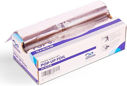 12”x1000 ft. Aluminum Foil Roll | 30 Micron Thick Strong Foils by InfinitePack