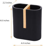 rejomiik Matte Black Toothbrush Holders Electric Toothbrush Holder - Image 6