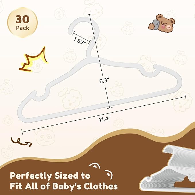 Plastic Kids Hangers - Image 2