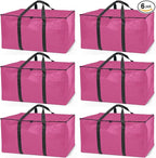ClearSpace Heavy Duty Moving Bags or Storage Bags – Pink Storage Bins by ClearSpace
