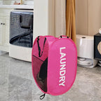 Larpur Pop Up Laundry Baskets, 2 Pack Mesh Laundry Hampers - Image 9