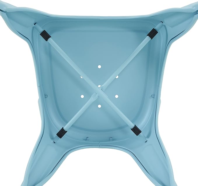 Nazhura Metal Dining Chair Farmhouse Tolix Style for Kitchen Dining Room Café Restaurant Bistro Patio, 18 Inch, Stackable, Waterproof Indoor/Outdoor (Sets of 4) (Blue) - Image 5