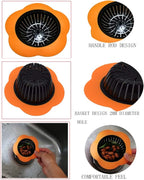 Silicone Kitchen Sink Strainer 2 Pack, Pouring strainers，Drain FilterLarge Wide - Image 5