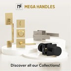 Mega Handles Square Floor Door Stopper, Quickly Installed Wall Protector Stopper - Image 7