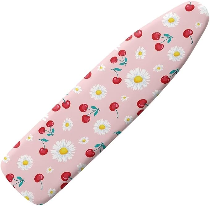 Daisy Cherry Ironing Board Cover and Pad Soft Fabric Cover by Darisoco