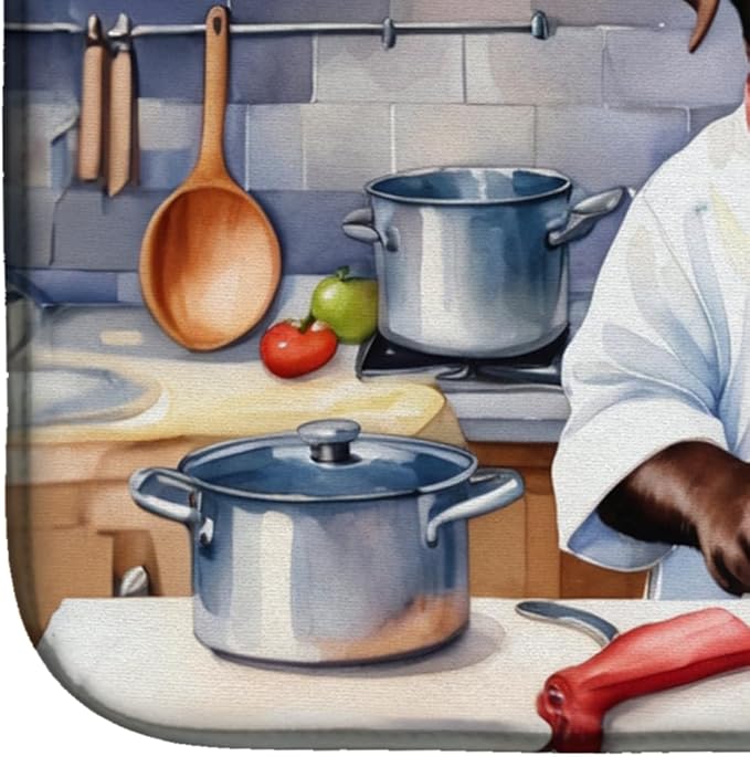 Caroline's Treasures DAC6277DDM Chocolate Labrador Retriever The Chef Dish - Image 4