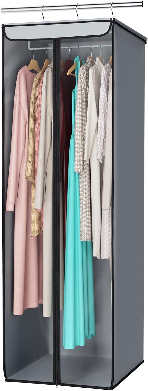 Univivi Garment Bags for Hanging Clothes, Large Clothes Storage Bags Closet by Univivi