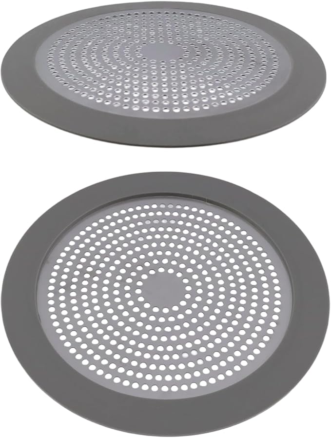 Shower Drain Hair Catcher 5.7"x5.7" Stainless Steel Shower Drain Cover Easy to - Image 3