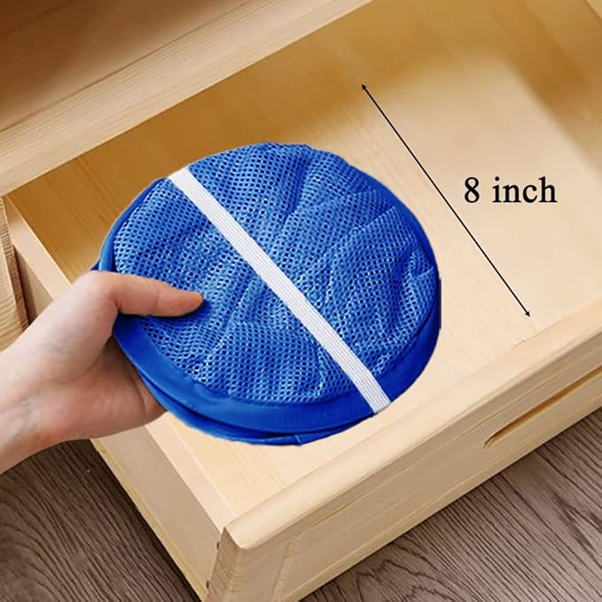 Mesh Laundry Hamper, Pop Up Laundry Basket, Collapsible Clothes Storage Bin - Image 7