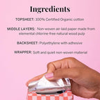 Pixie Organic Cotton Ultra Thin Postpartum Pads - Image 9