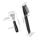 Boao 2 Pieces Hair Brush Cleaning Tool Comb Cleaner Brush Mini Comb Cleaning - Image 6
