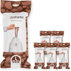 Brabantia PerfectFit Trash Bags Thick Plastic Trash Can Liners by BrabantiaUSA