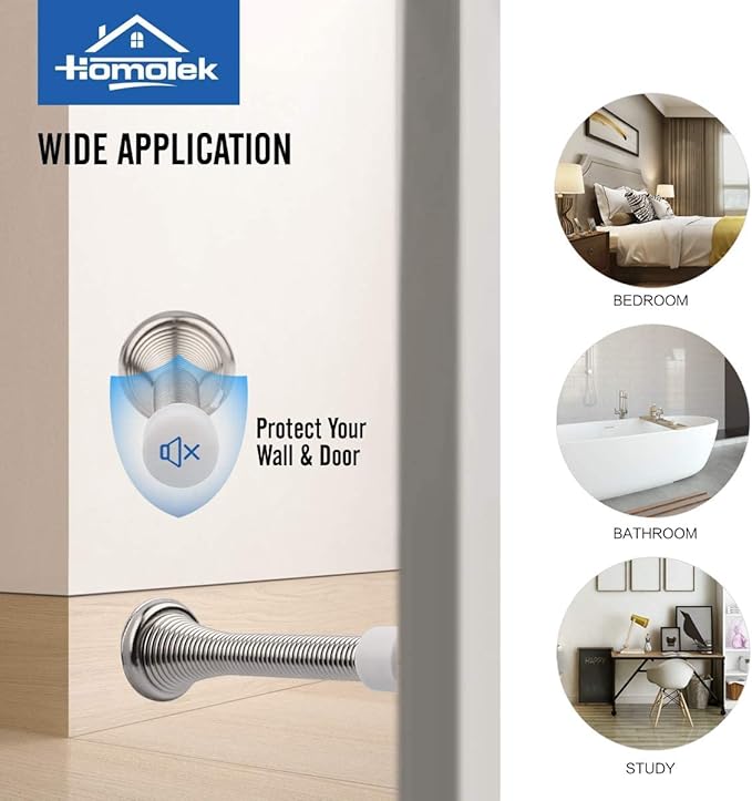 HOMOTEK 20 Pack Spring Door Stopper - Image 6