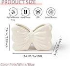 Bow Toothbrush Holder ， 2-Slot Toothbrush and Toothpaste Holder Cute Toothbrush - Image 2