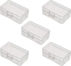 Fielect 5Pcs 9V Battery Storage Case, Battery Organizer by Fielect