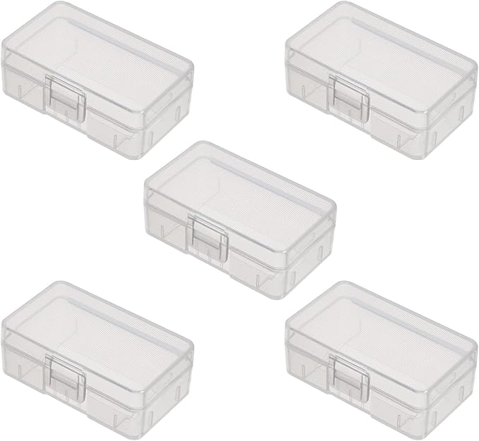 Fielect 5Pcs 9V Battery Storage Case, Battery Organizer by Fielect