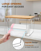 Trash Bag Holder, Acrylic Garbage Bag Dispenser - Image 2