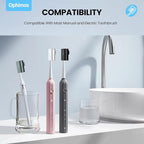 4 Count Aluminum Alloy Toothbrush Cover Caps - Image 3