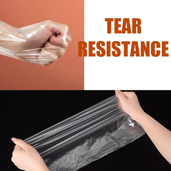 10 Pieces Plastic Drop Sheets for Painting, Waterproof and Dust-Proof Clear - Image 4