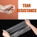 10 Pieces Plastic Drop Sheets for Painting, Waterproof and Dust-Proof Clear - Image 4