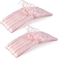 TOPIA HANGER Padded Hangers for Women Clothing, 17-inch Satin Hangers 10 Pack by TOPIAHANGER