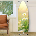 Nuxovilar White Daisy & Yellow Floral Pattern Ironing Board Cover, 15×54 inch - Image 2