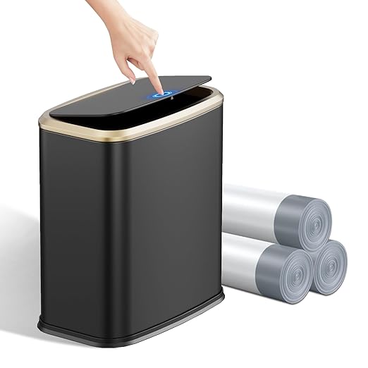 2.1 Gallon Bathroom Trash Can by KHMMGK