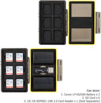 LP-E6 LP-E6N LP-E6NH Battery SD Card Case Holder - Image 2