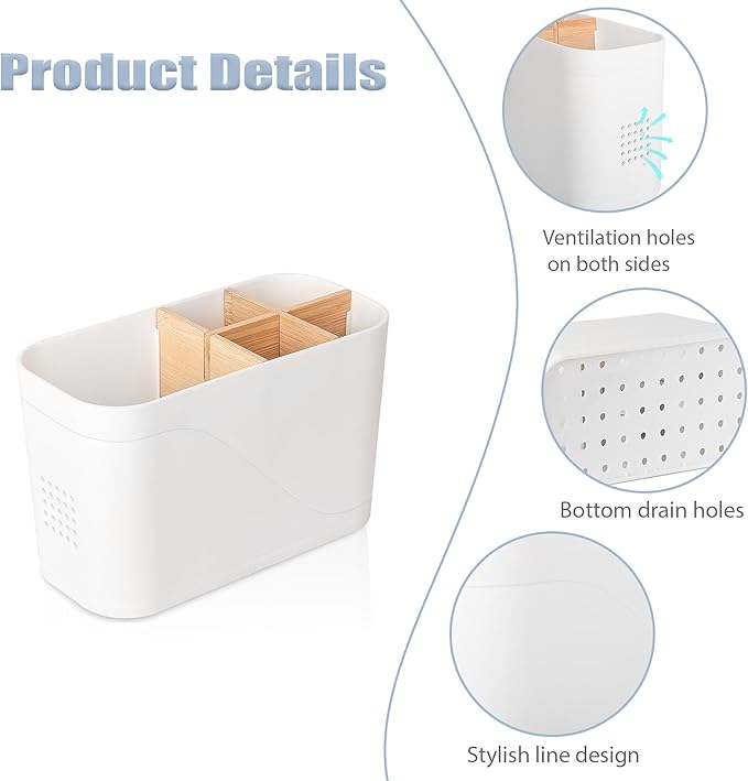 Toothbrush Holders for Bathrooms, Electric Tooth Brush Holder - Image 3